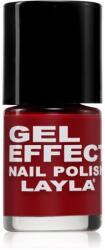 Layla Cosmetics Gel Effect géles körömlakk árnyalat N. 06 Power Red 10 ml