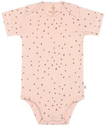 Lassig Бебешко боди с къс ръкав Lassig - Gots, 74/80 cm, 7-12 м, Powder Pink (4042183416410) - ozone