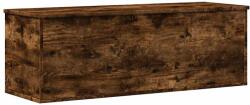vidaXL füstös tölgy színű szerelt fa tárolóláda 102 x 35 x 35 cm 17.25 kg (840692)