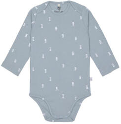 Lassig Бебешко боди с дълъг ръкав Lassig - Blocks, 86/92 cm, 12-24 м, Light Blue (4066239101082) - ozone
