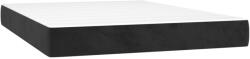 vidaXL fekete bársony zsebrugós ágymatrac 140x210x20 cm 22.2 kg (4016584VidaXL)