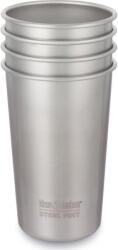 Klean Kanteen Rozsdamentes acél pohár, csiszolt, 4 db, 473 ml