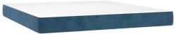 vidaXL sötétkék bársony zsebrugós ágymatrac 160x210x20 cm 23.1 kg (4016592VidaXL)