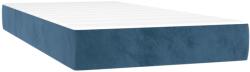 vidaXL sötétkék bársony zsebrugós ágymatrac 90x220x20 cm 16.2 kg (4016604VidaXL)