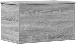 vidaXL szürke sonoma színű szerelt fa tárolóláda 60 x 35 x 35 cm 10.9 kg (840679)