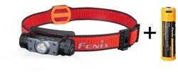 Fenix HM62-T + 18650 3400 mAh USB-C szett - fekete