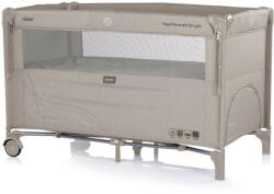  Chipolino Relax multifunkciós utazóágy - latte linen - pepita
