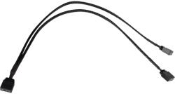 Alphacool Y-Kábel aRGB splitter 3-Pin - 2x 3-Pin fekete 30cm 18705 (18705)