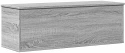 vidaXL szürke sonoma színű szerelt fa tárolóláda 102 x 35 x 35 cm 17.25 kg (840693)