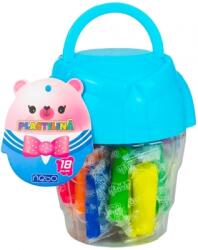 Nebo Plastilina Ursulet, 18 culori, diverse modele, Nebo RB36684