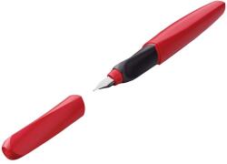 Pelikan Twist töltőtoll, M hegyes, 2db kék tintával, Tűzpiros (814805)