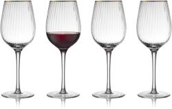 Lyngby Glas vörösborospohár készlet, 300 ml, 4 db, Palermo Gold