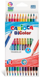 CARIOCA Creioane color Carioca BiColor 12/set (SKR192)