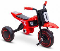 ROBENTOYS Tricicleta cu pedale si lumina, Rosu (KQ-6151)