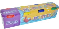  Plastilina modelaj, 4 culori, 100 g Nebo RB15064 (RB15064)