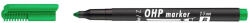 ICO Marker OHP B permanent ICO 2-3 mm VERDE - Set 12 (MKO029)