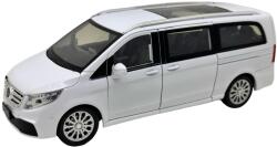 xinhaodi Macheta Mercedes Benz V Class alb V260L 1: 24 metal lumini si sunete usi culisante capota si portbagaj functionale (JPT)