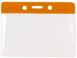  Portecuson orizontal cu banda color PORTOCALIU - Set 100 (2880)