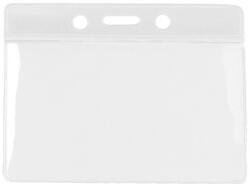  Portecuson orizontal cu banda color TRANSPARENT - Set 100 (2880)