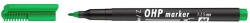 ICO Marker OHP M permanent ICO 1-1.5 mm VERDE - Set 12 (MKO033)