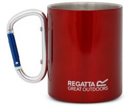 Regatta Steel Mug Karabiner red