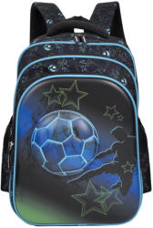 S-Cool Ghiozdan scoala 3D ergonomic S-COOL SC3325, 42 x 30 x 22 cm, Motiv Football (SC3325)