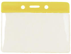  Portecuson orizontal cu banda color GALBEN - Set 100 (2880)
