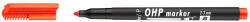 ICO Marker OHP B permanent ICO 2-3 mm ROSU - Set 12 (MKO029)