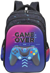 S-Cool Ghiozdan scoala 3D ergonomic S-COOL SC3326, 43 x 30 x 22 cm, Motiv Game over (SC3326)
