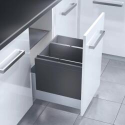 Hailo Cos de gunoi incorporabil Hailo 502.04. 462, 1 x 28 l si 1 x 18 l, corp 500 mm (502.04.462) Cos de gunoi
