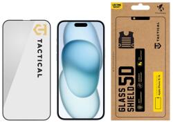 Tactical iPhone 16 / 15 TACTICAL GLASS SHIELD 5D екранен протектор стъкло 5D, 9H, ЧЕРНО 57983115913 (57983115913)