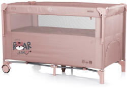  Chipolino Relax Tiger multifunkciós utazóágy - pink powder - pepita