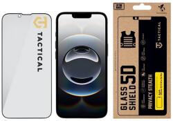 Tactical iPhone 13 TACTICAL GLASS SHIELD PRIVACY STEALTH 5D екранен протектор стъкло 5D, черен 57983127189 (57983127189)