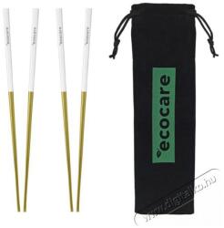 Ecocare Fém Sushi pálcika arany-fehér csomagolásban 4 db - digitalko