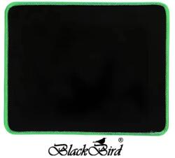 BlackBird Egérpad Gamer NanoGlide 21x25cm 3mm zöld varrott szegély BH1833 (BH1833)