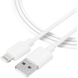Tactical iPhone 14 Plus / 14 Pro Max / 14 Pro TACTICAL SMOOTH THREAD cablu de date USB - lightning, 30cm, WHITE 57983104157 (57983104157)