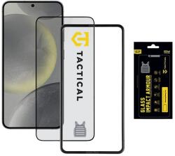 Tactical Samsung S25 / S24 TACTICAL IMPACT ARMOUR GLASS защитно стъкло за екран 3D, антибактериално + рамка, TRANSFER 57983120953 (57983120953)
