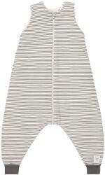 Lassig Sac de dormit pentru bebeluși cu picioare Lassig - 2.5 Tog, 98-104 cm, 2-4 ani, dungi gri (4042183986227)