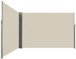  LUARO sarok terasz napellenző behúzható 180 x 620 cm bézs színben