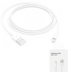 Apple Data Cable (MD819ZM/A) USB-A to Lightning 2m White (Blister Packing) (l31327)