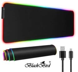 BlackBird Gamer egérpad MZ-RGB NightHalo 80x30cm 3mm RGB világítással BH1829 (BH1829)
