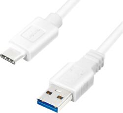 LogiLink Cablu de date Logilink CU0172, USB-C Male - USB 3.0 A Male, 0.5 m, White (CU0172)