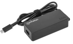 ICINTRACOM MANHATTAN Încărcător universal pentru laptop, 65W, PD 3.0, USB-C 1.5m + 1.2m, negru 102490 (102490)