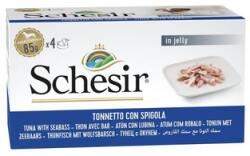 Schesir Tonhal tengeri sügérrel zselében 4x85 g nedves táplálék kutyák számára