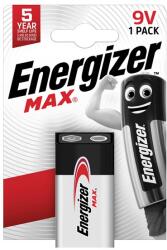 Energizer MAX tartós elem 6LR61, alkáli, 1db/csomag E301531800 (E301531800)