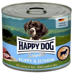 Happy Dog Sensible Puppy Junior Bárány és rizs 200 g nedves táplálék kölyökkutyák és fiatal kutyák számára