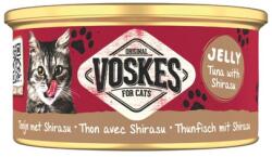 Voskes Jelly Tuna with Shirasu 85 g tonhal szardíniával zselében, kiegészítő táplálék macskáknak