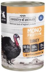 Country Of Animals Kittens Monoprotein Turkey 400g pulyka, nedves kaja kiscicák számára
