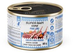 SUPER RAFI Mini Pure Line bárányhússal és édesburgonyával 185g nedves táplálék kisméretű kutyák számára