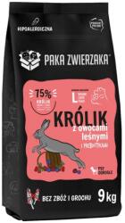 Paka Zwierzaka Nyúl erdei gyümölcsökkel L 9 kg száraz táp nagy kutyák számára
